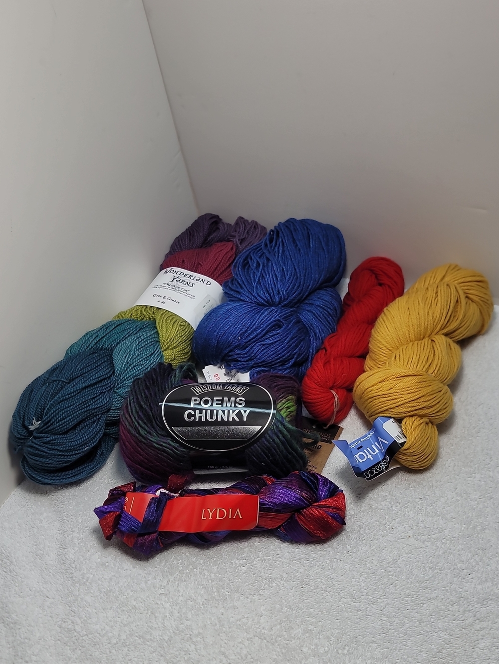 Asst. Yarn Bundle Multi ODDS 6 Skeins.  #6